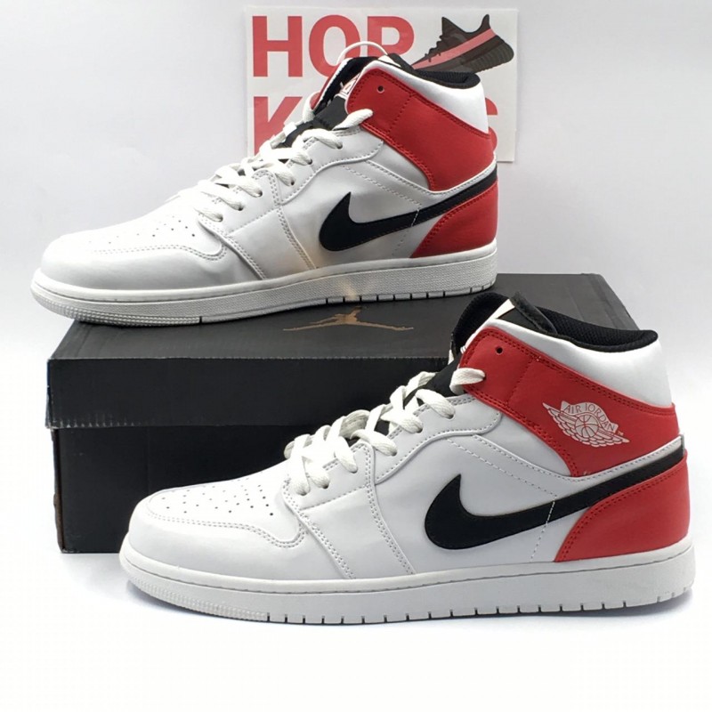 air jordan one mid chicago white